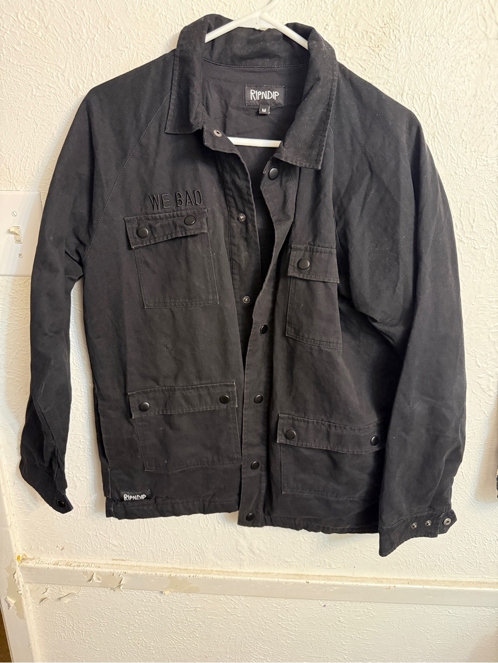 Ripndip Black Military Field Jacket
